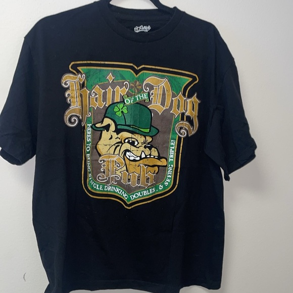 St. Paddy's Tees & Irish Drinking T-Shirt Size L “FLAIR OF THE DAY”-PUB - Picture 3 of 5